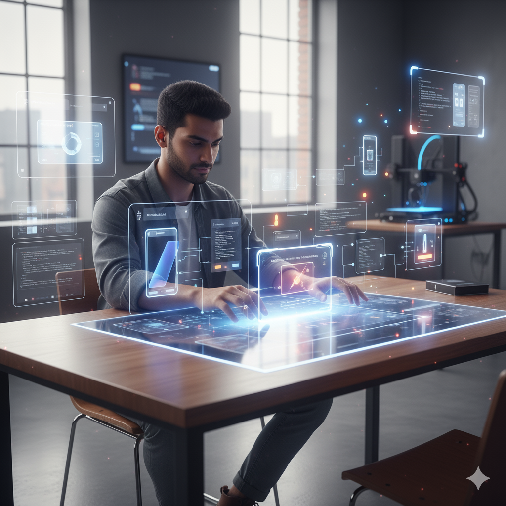 Modern UI design mockup showcasing clean interface