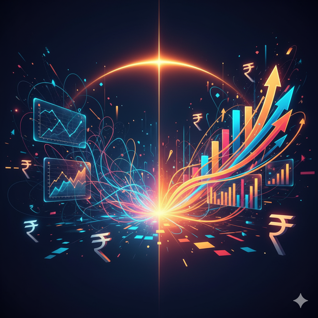 Mobile app interface showcasing modern design
